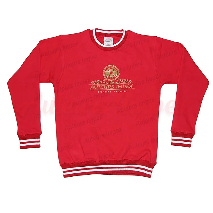 
2021 Wholesale clothes Custom design logo full sleeve crewneck sweatshirt with customized logo and labels 