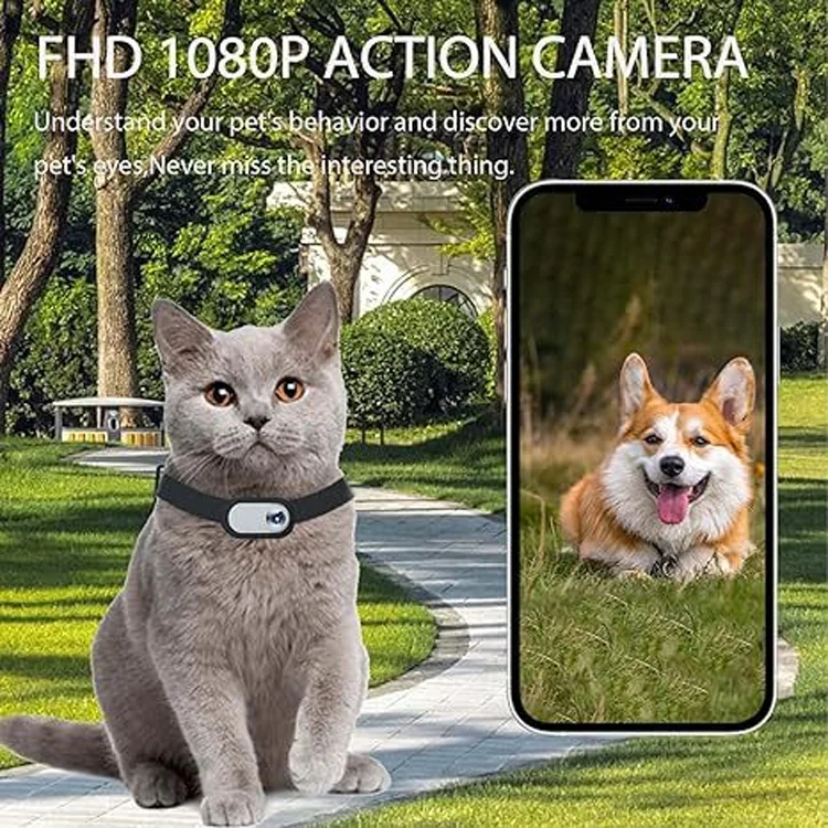1080 HD Portable Magnetic Thumb Camera outdoor cycling dog cat running video camera with collar
