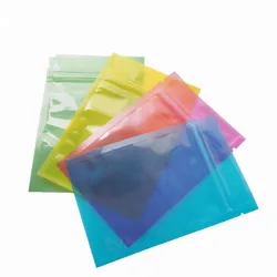 Colorful transparent lovely self-sealing bag fruit herbal tea snack bag