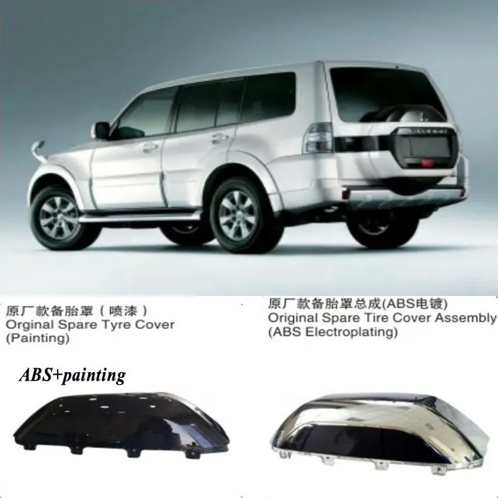 New Type Plastic Spare Tyre Cover Car Tyre Spare Cover For Mitsubishi Pajero V97