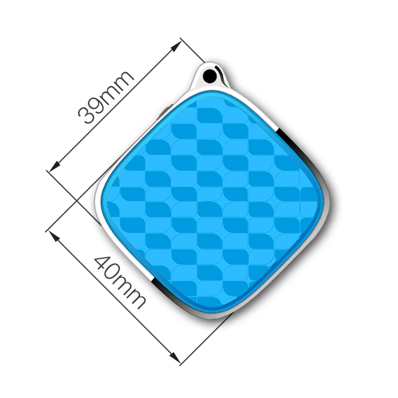 Real-time tracking and history trace replay mini blue smart gps tracker for people  global gsm quad band frequency