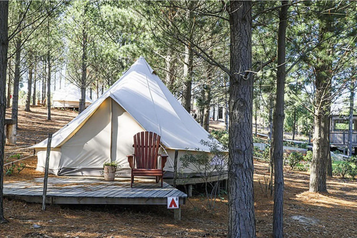 3/4/5/6/7m Waterproof UV resistance big space 900D oxford cotton canvas bell tent outdoor glamping event tent for resort