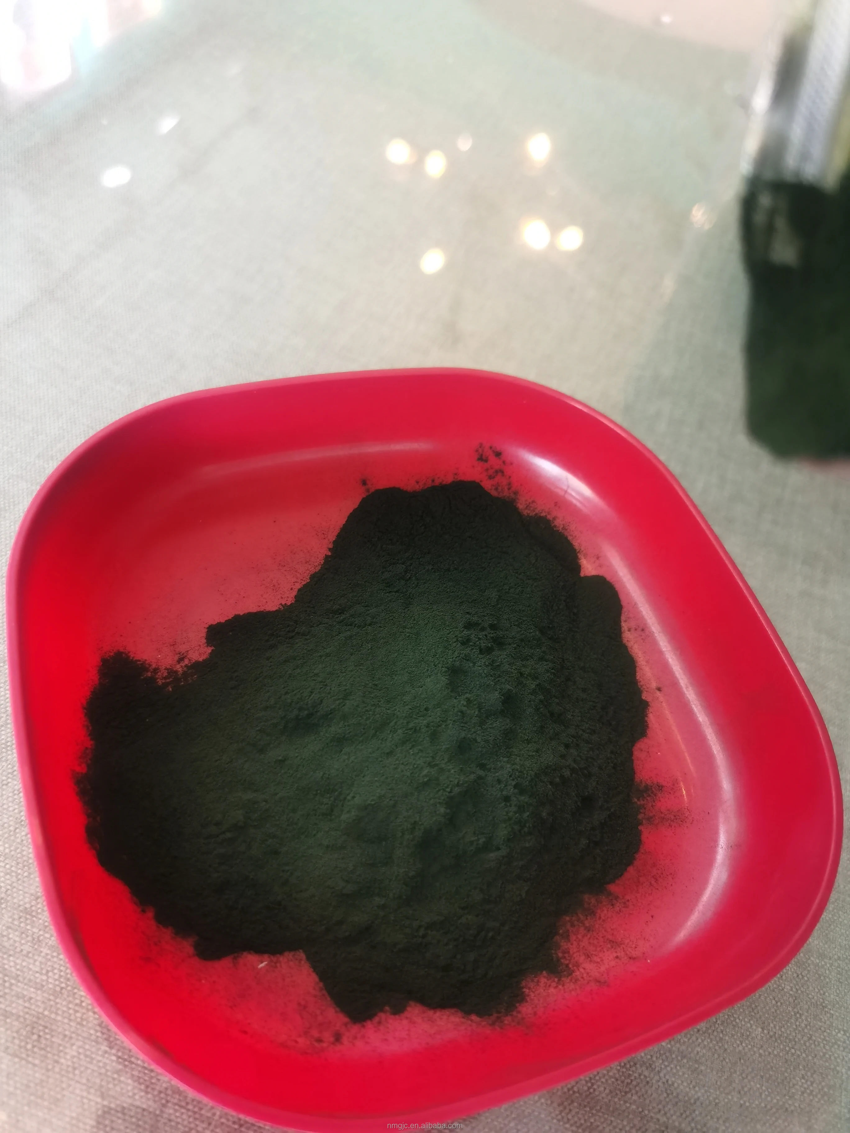 100% Pure Organic Natural Green Food Spirulina Powder Organic Plant Extract Sale on Pure Organic Spirulina Powder