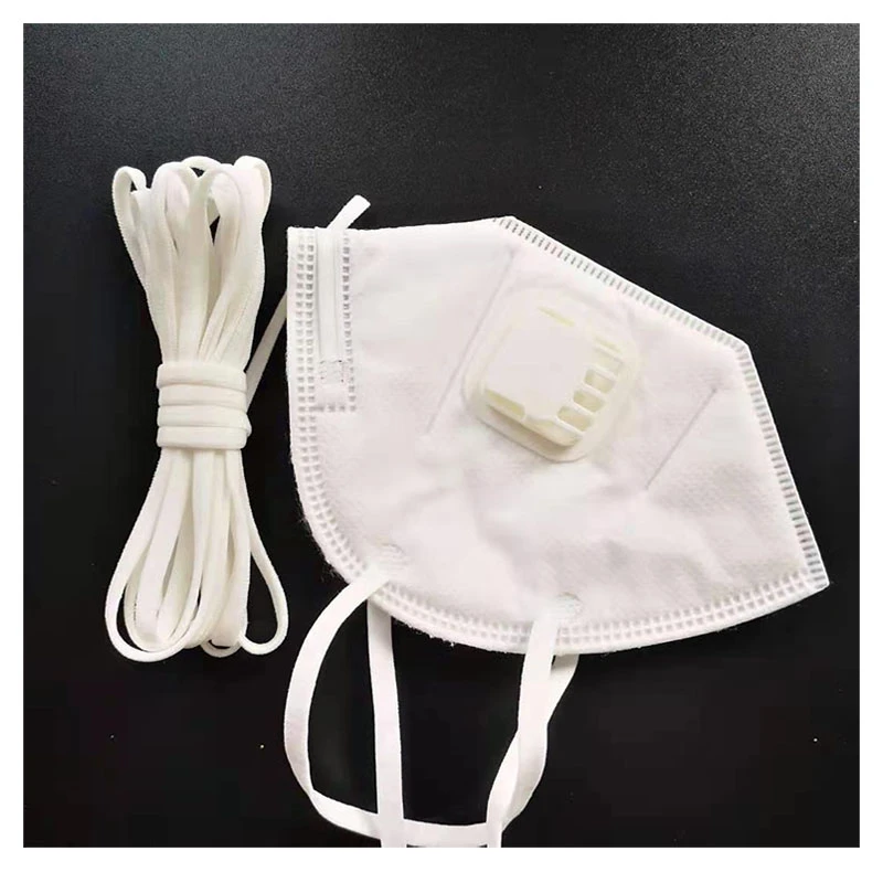 3mm 4mm 5mm 6mm stretch polyester spandex rope sewing elastic band for facemask ear loop