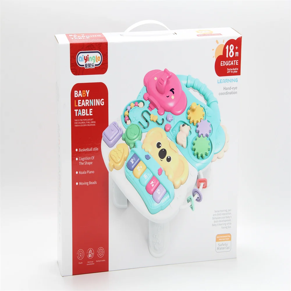 HW Toys baby & toddler Soft Glue Double-Headed Hammer Nordic Color  Manhattan Ball Crab Shake Cute  Tumbler Toy