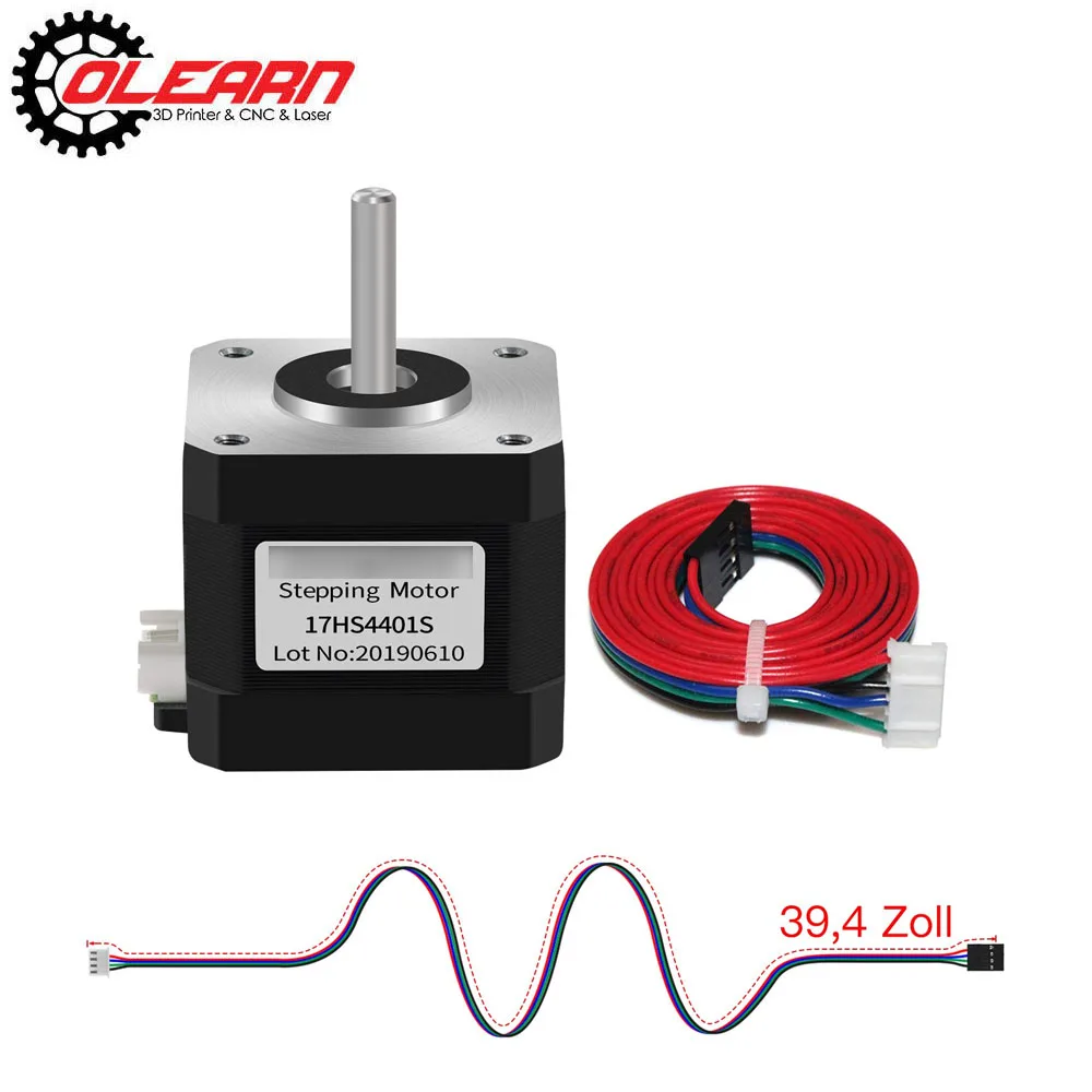 Good quality nema17 stepper motor, 3D printing 1.5A 0.4Nm stepper motor nema 17