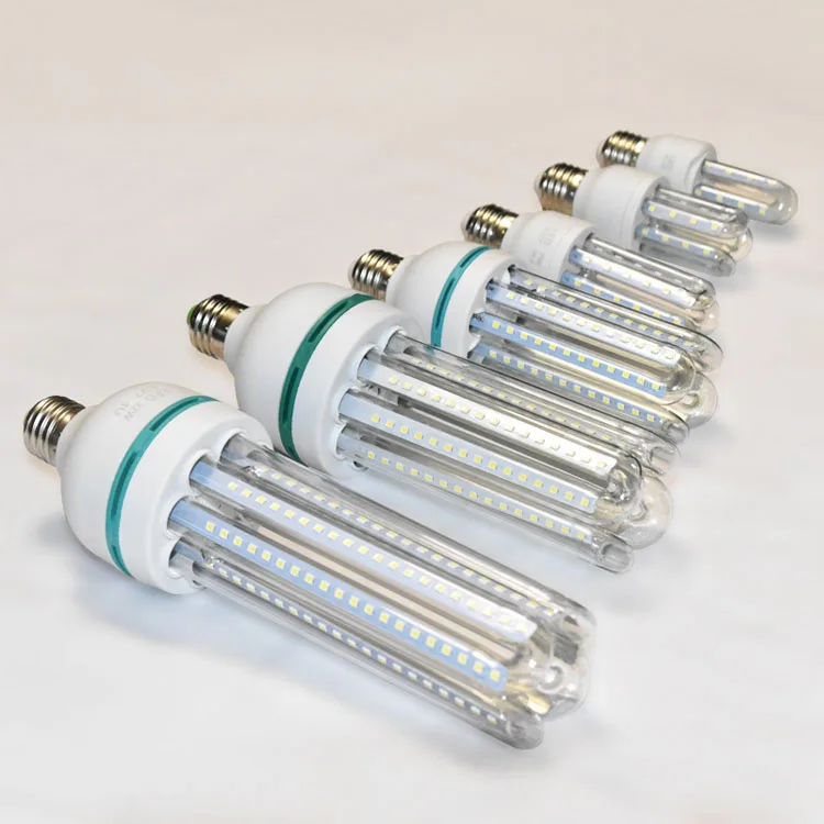 Wholesale U-shaped energy-saving 3w5w7w9w12w24w32w40w50w LED energy-saving lamp corn bulb