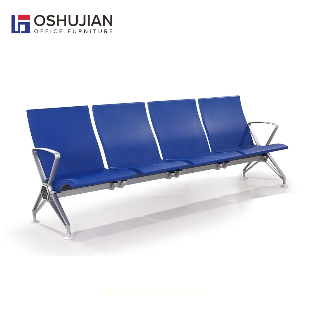 Waiting area 4 seat airport bench airport hospital medical waiting area lobby room PU waiting chairs