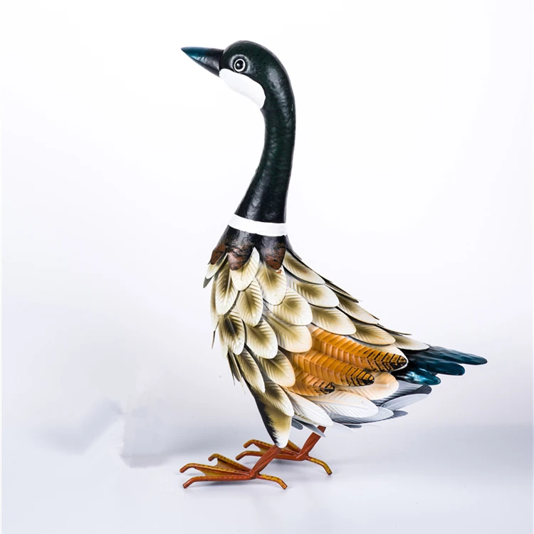 
Wholesale Garden Animal Metal Duck Decoration 