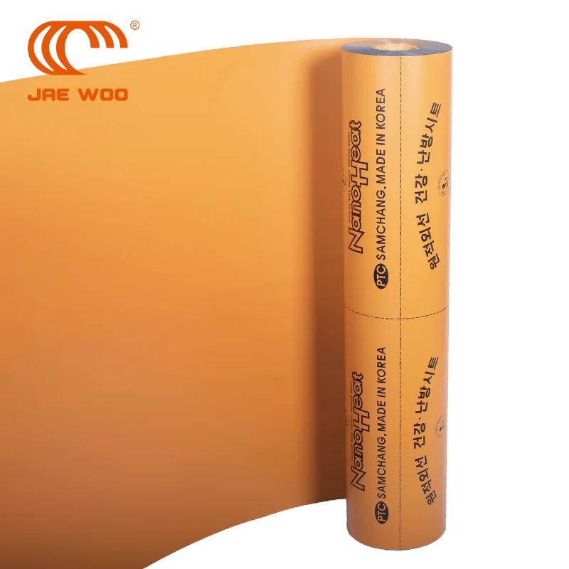OEM Wholesale PTC Graphene Smart Electric Floor Heated Hollow-Out Carbon Heating Floor Foil  Under Carpet heating film Korea