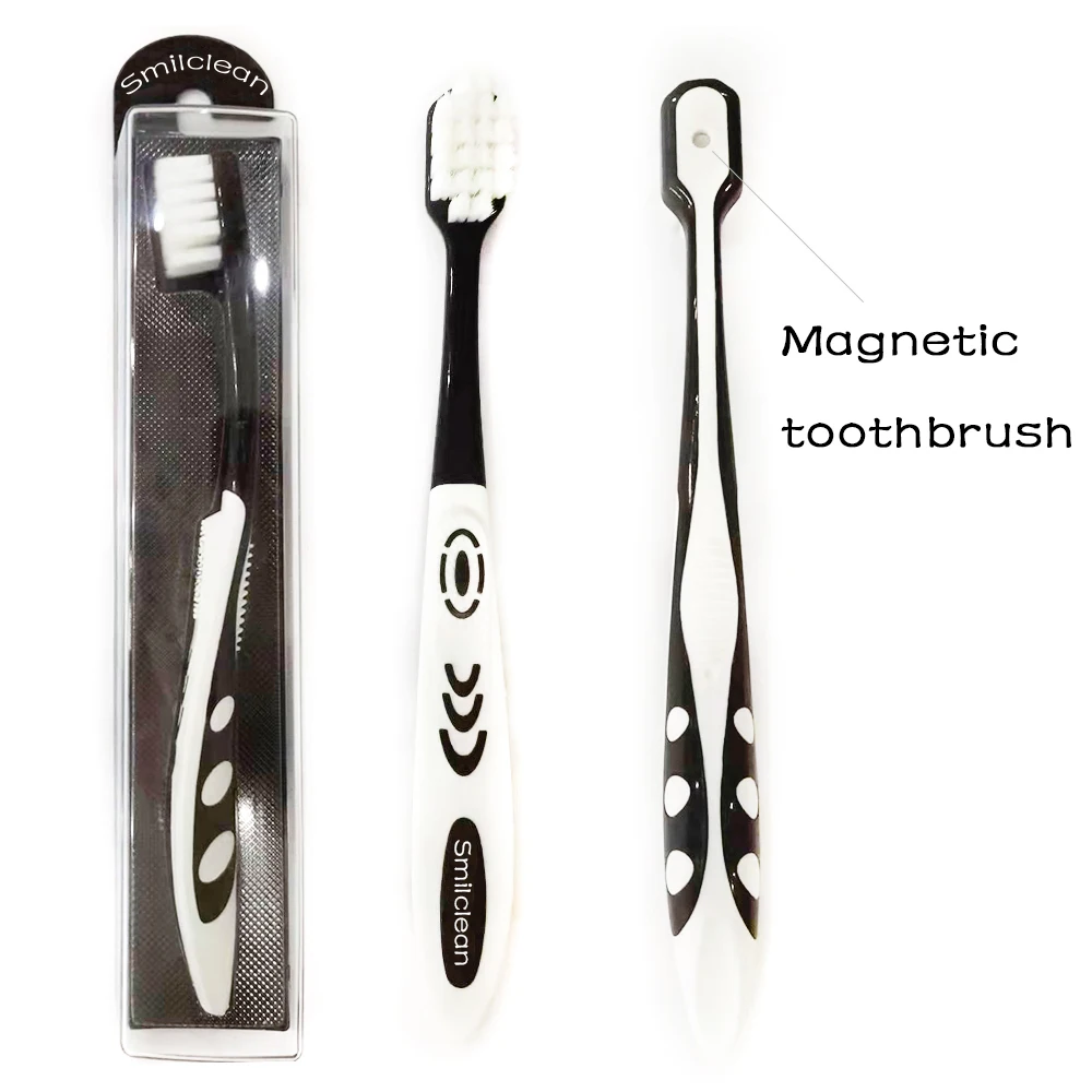China patent super soft dental teeth brushes with magnetic transparency handle oral care deep clean