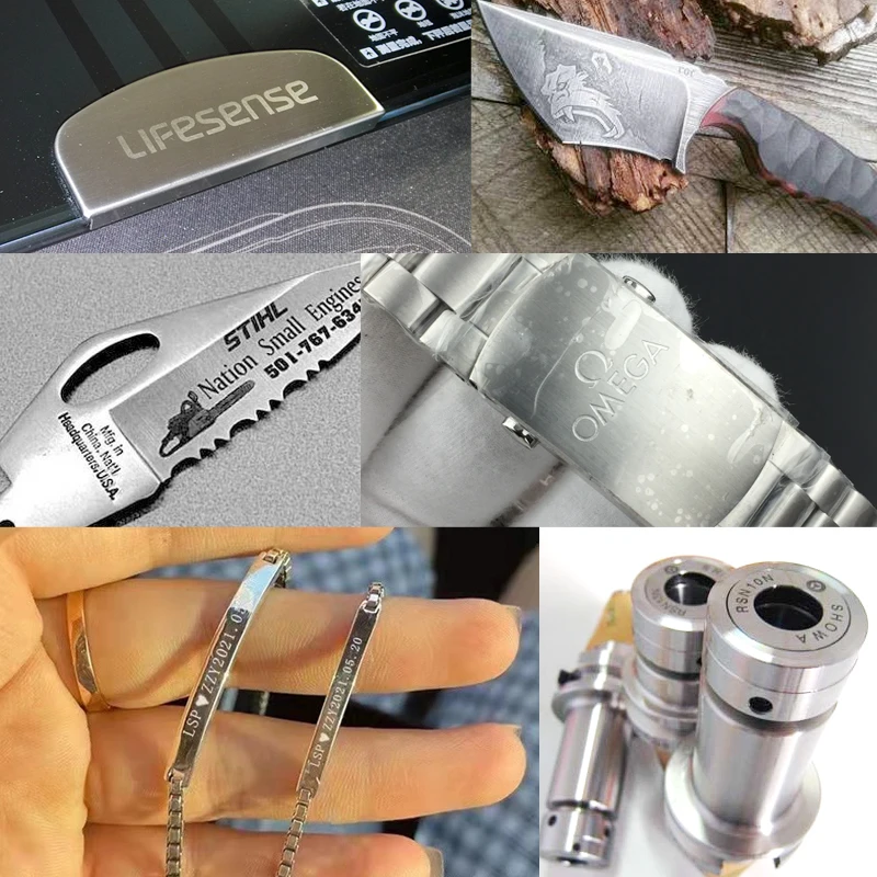 metal ring jewelry fiber laser marking machine 2024 new product laser marking machine for stainless steel aluminum