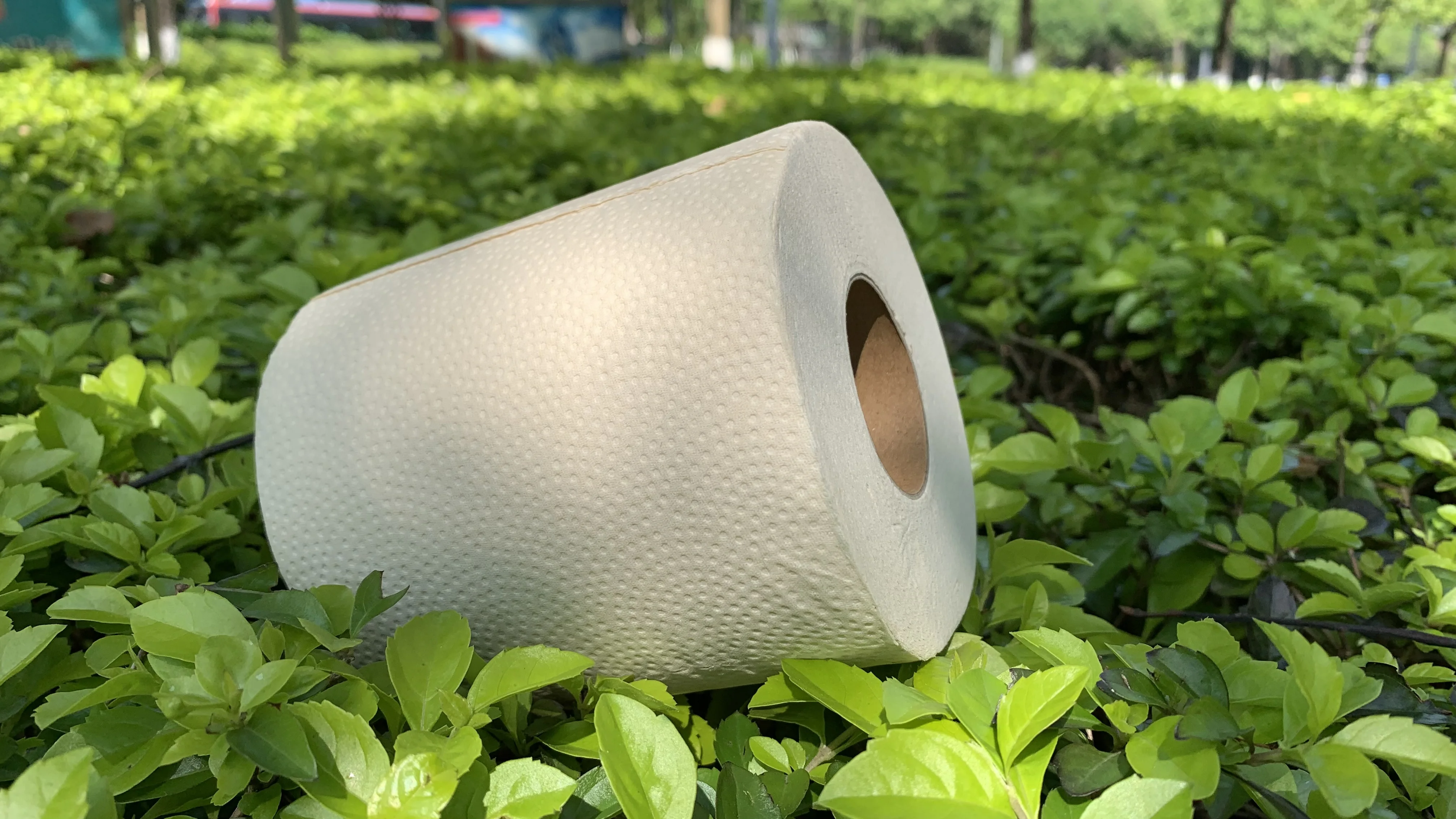 Неотбеленная туалетная бумага, оптовая продажа от производителя, Бамбуковая туалетная бумага в копировальной бумаге