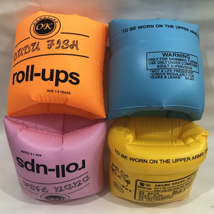 Arm Float Inflatable Swim Arm Bands Floater Sleeves Swimming Rings Tube Armlets for Kids Toddlers and Adults