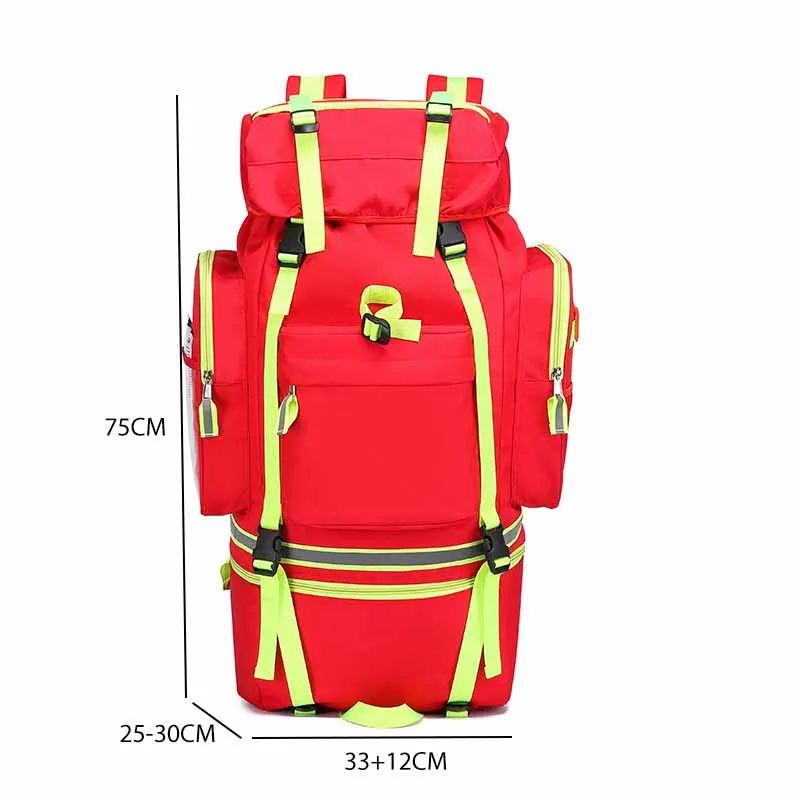Night Reflective Design Emergency Medical Bag Tactical Trauma First Aid Kit Tactical Bag Hunting Hiking Medical Backpack