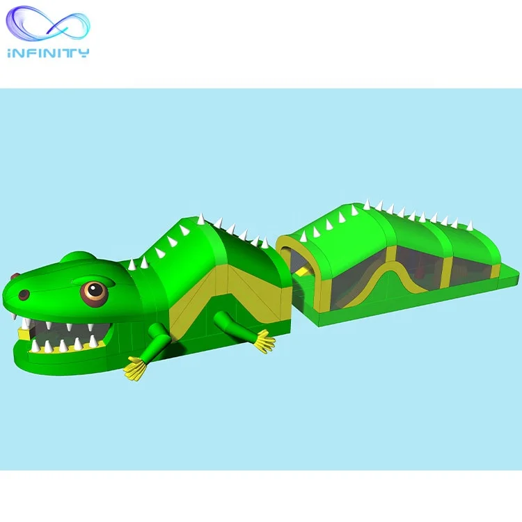 Hot Sale Lizard obstacle course inflatable maze inflatable jumping castle bouncy inflatable trampoline obstacle for adults