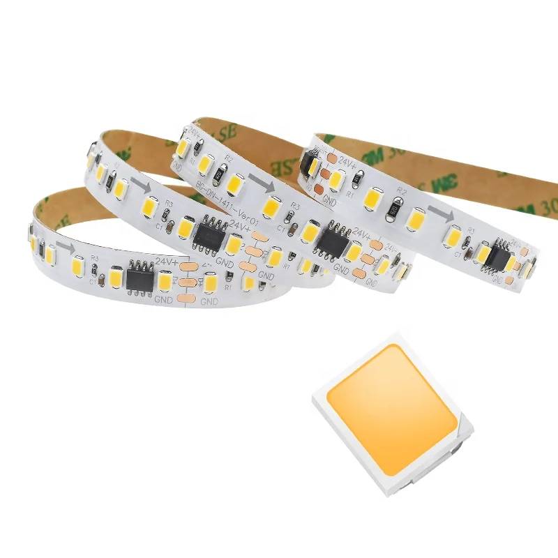 SMD2835 White single color digital led strip 50mm 6leds pixel smart led strip light