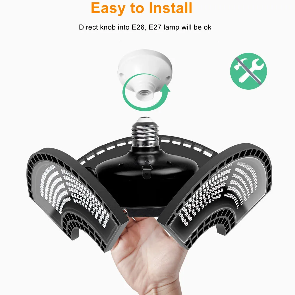 CRETIVITY UFO Foldable Top 2021 hydroponic Epistar 2835 SMD E26 E27 100W 200W 300W 400w plant full spectrum led grow light