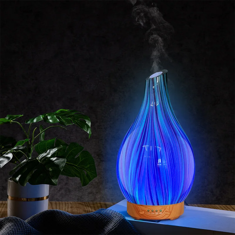 glass aroma diffuser Aromatic Essential Oil Diffuser Aroma Home Fragrance Diffuser Cold mist humidifier for Home Decoration
