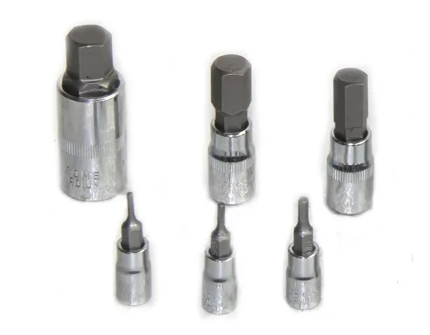 Bit sockets CRV socket with S2 bits 1/4' drive Socket bit