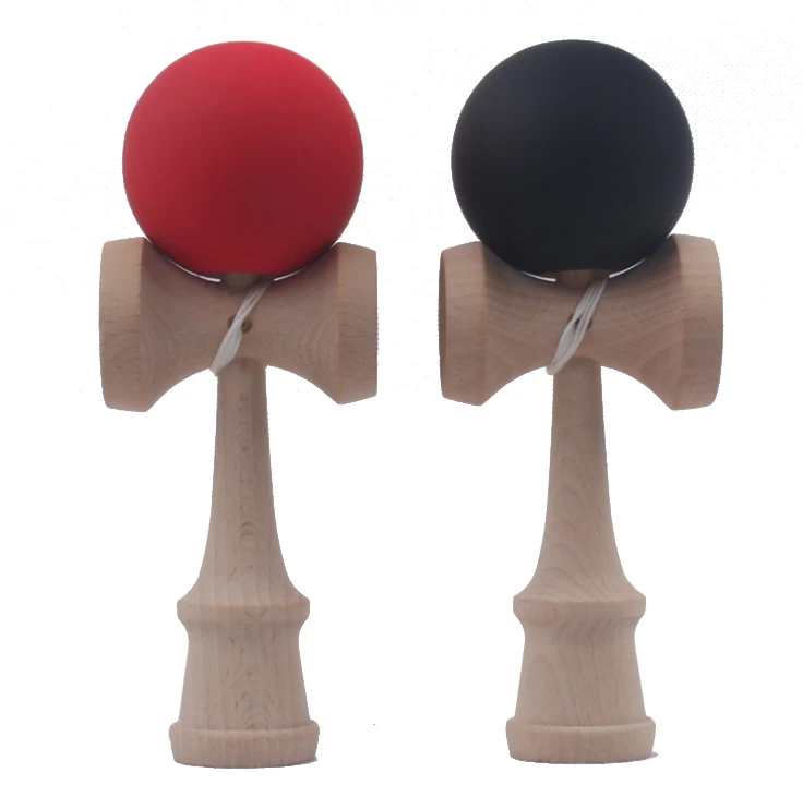 Japanese Traditional Standard Games beech Wooden plastic painting coating Kendama Toys