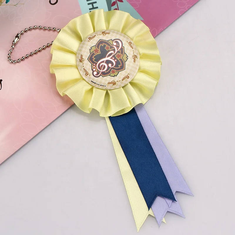 Personalised Rosettes Manufacturer High Quality Award Ribbon Rosettes