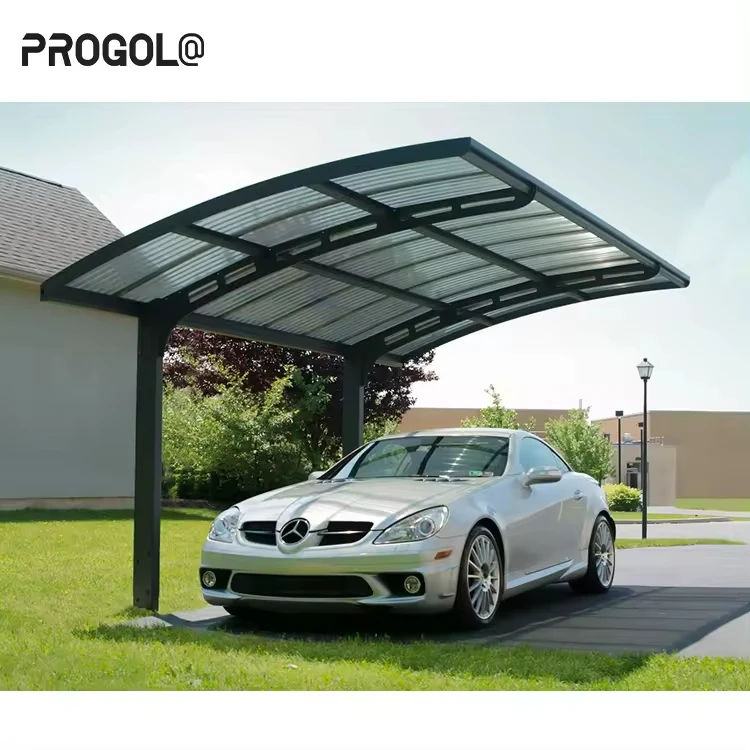 Aluminum Waterproof Car Shelter Sun Shade Carport Garage Carport Roof Outdoors Portable Cantilever Carports For Car Parking