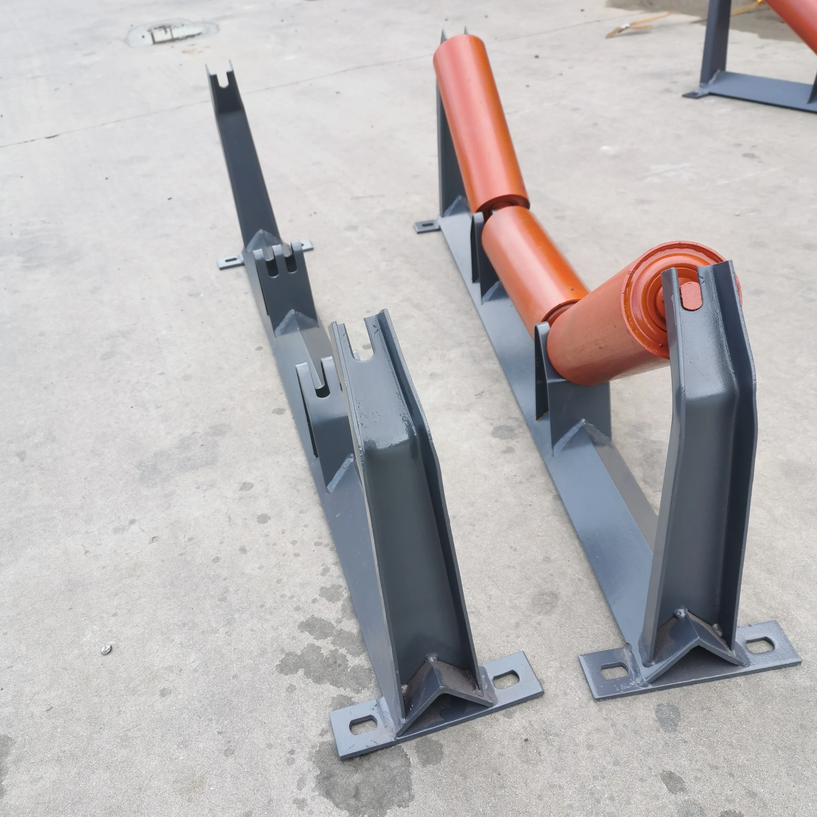 belt conveyor side guide roller Idler Troughing Steel carrier roller for crashing plant coal mining belt conveyor
