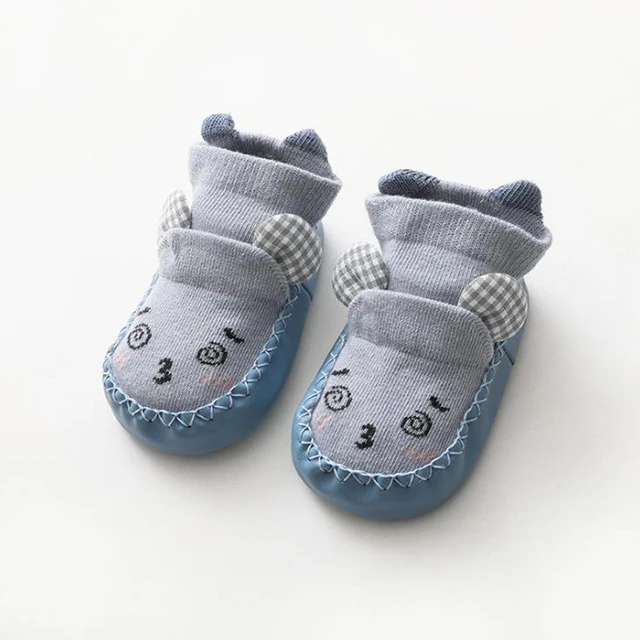 New Design Cartoon Animal Baby Shoes Floor Socks Non slip Infant Toddler Socks