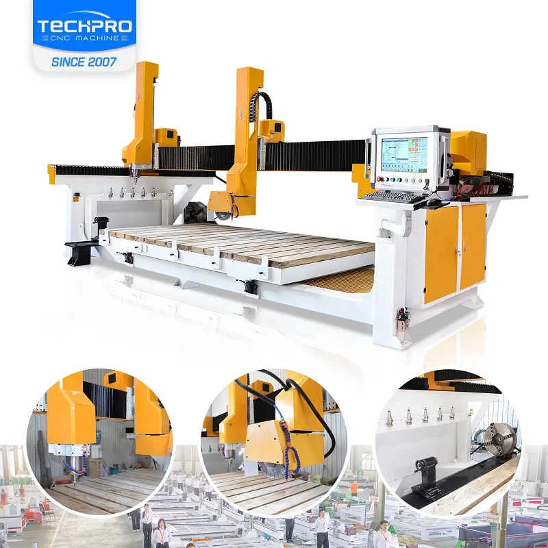 Новый мраморный гравировальный станок для камня CNC Router 4 оси гранитная мраморная мостовая пила Каменный маршрутизатор машина с поворотным устройством
