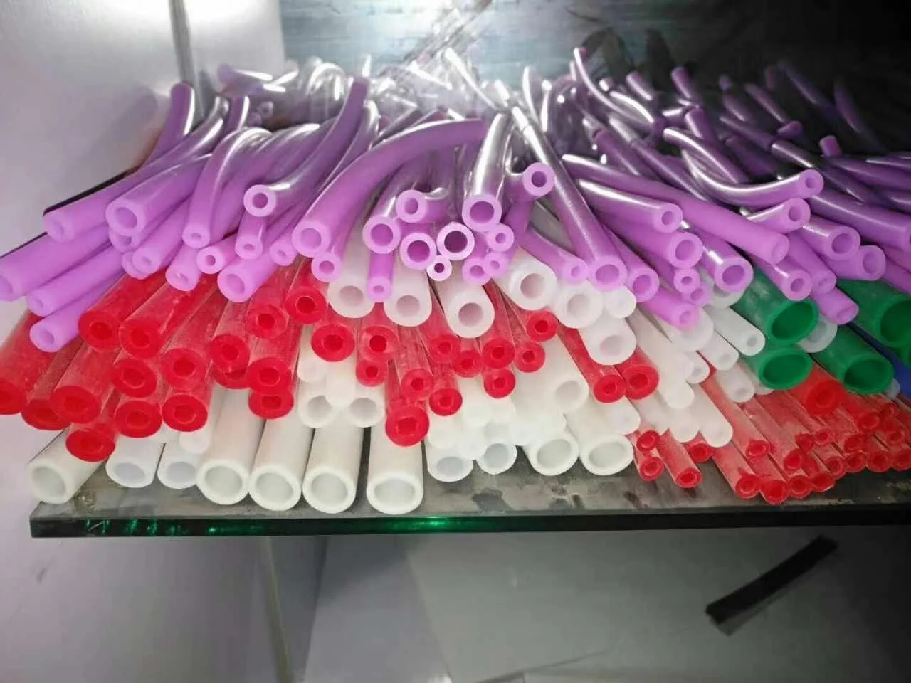 wholesales soft silicone rubber material high quality transparent tubing custom tubes