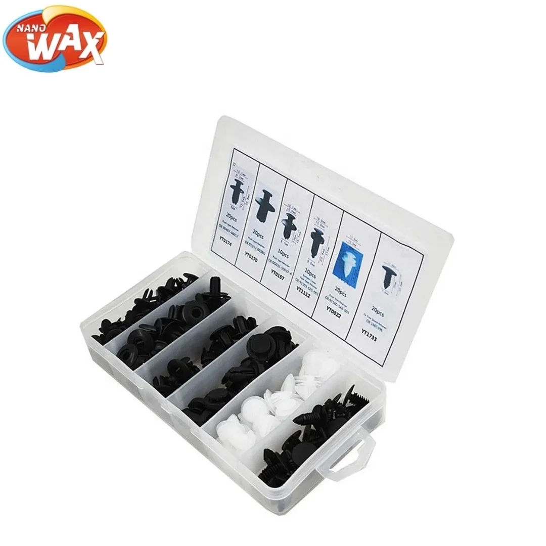 Nano Wax Car interior panel fixing buckle rivet decoration clip fastener plastic box