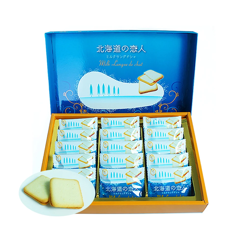 Japanese reasonable price Hokkaido lover cake edibles chocolate chip cookies