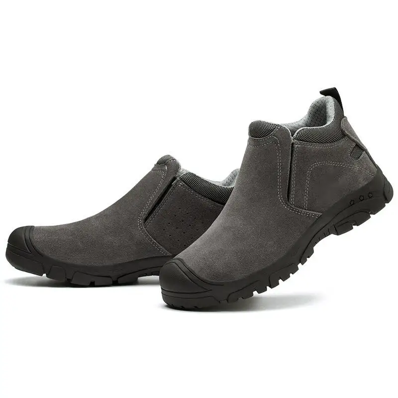 Welding safety protective shoes anti slip rubber sole wear-resistant work shoes anti scald welding protective shoes