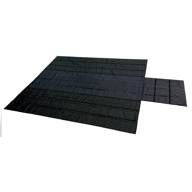 TZTY Super Lightweight Waterproof Vinyl Flatbed Truck Tarpaulin Fabric Ultra Light 14oz Lumber Tarp