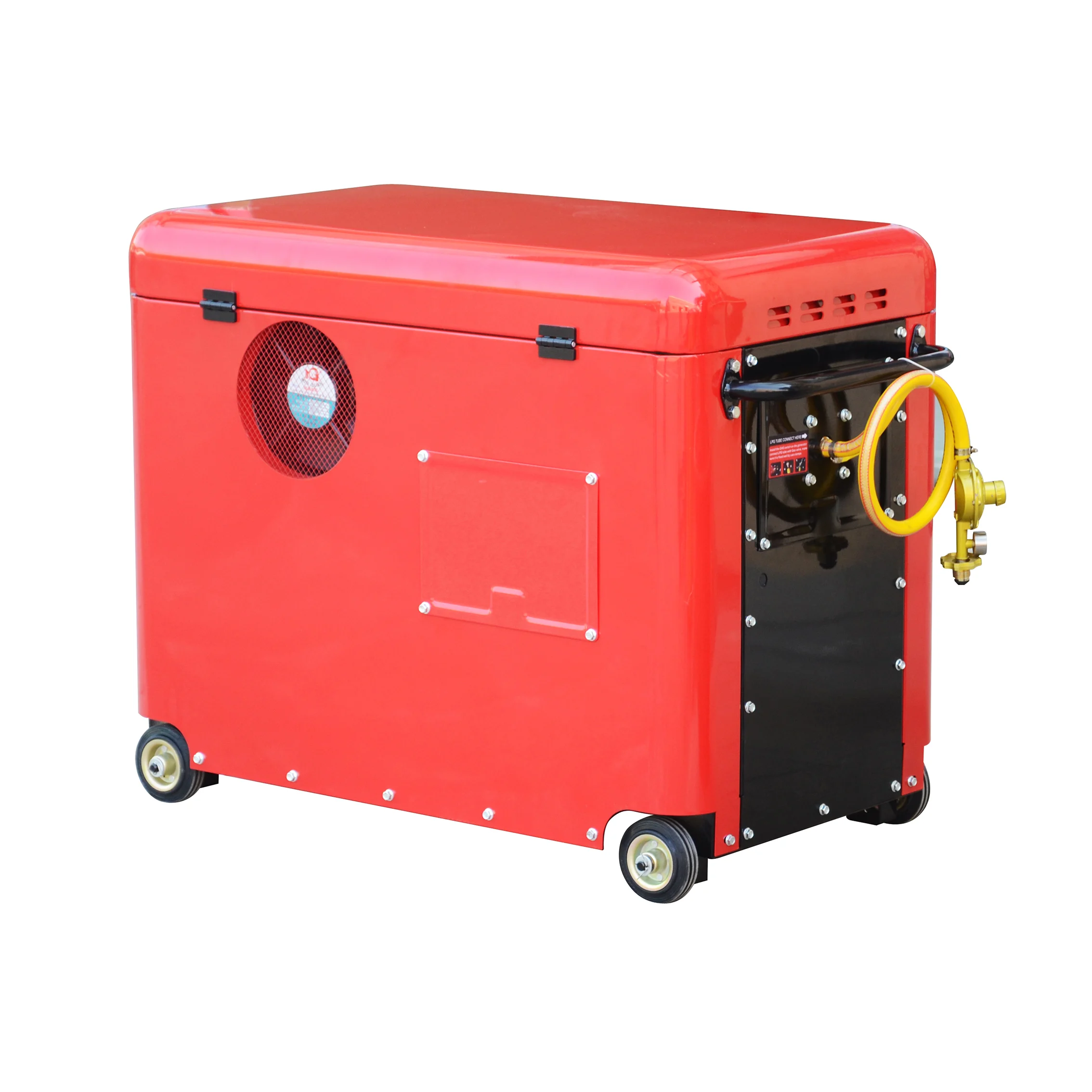  Двухтопливный Супер Бесшумный gasoliine генератор SL8000W-SE420CC красного цвета 6