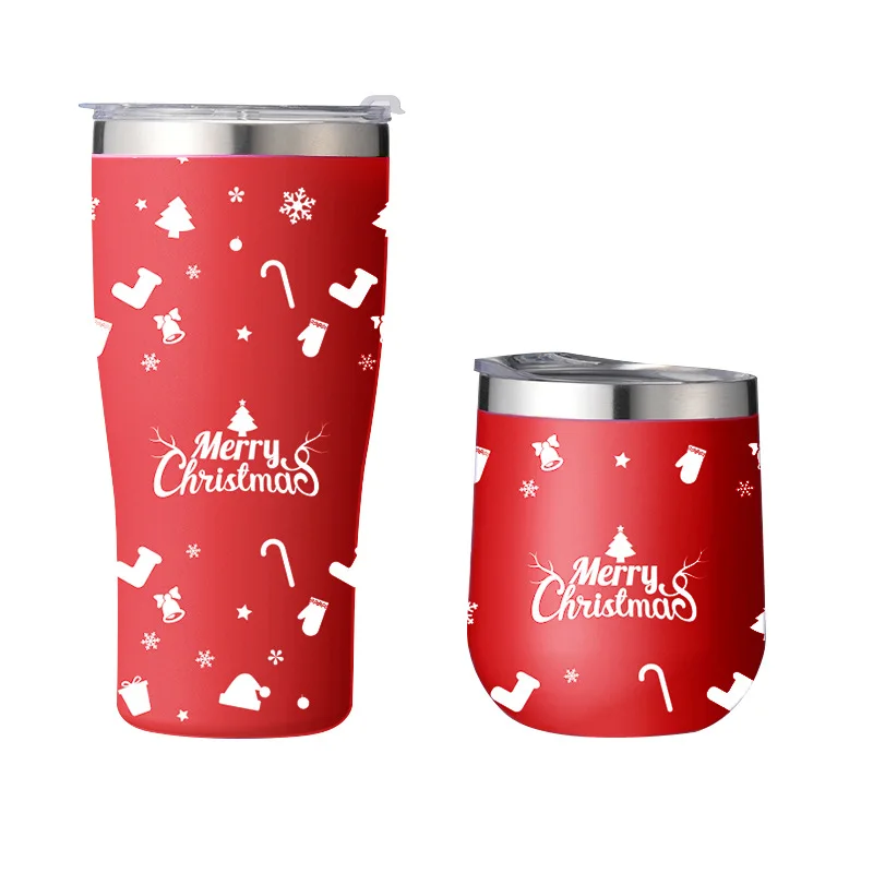Hot Selling Bpa Free Eco Friendly Christmas Gifts Double Wall coffee mugs Vacuum Cup Cola Bottle Tumbler Thermos Gift Set