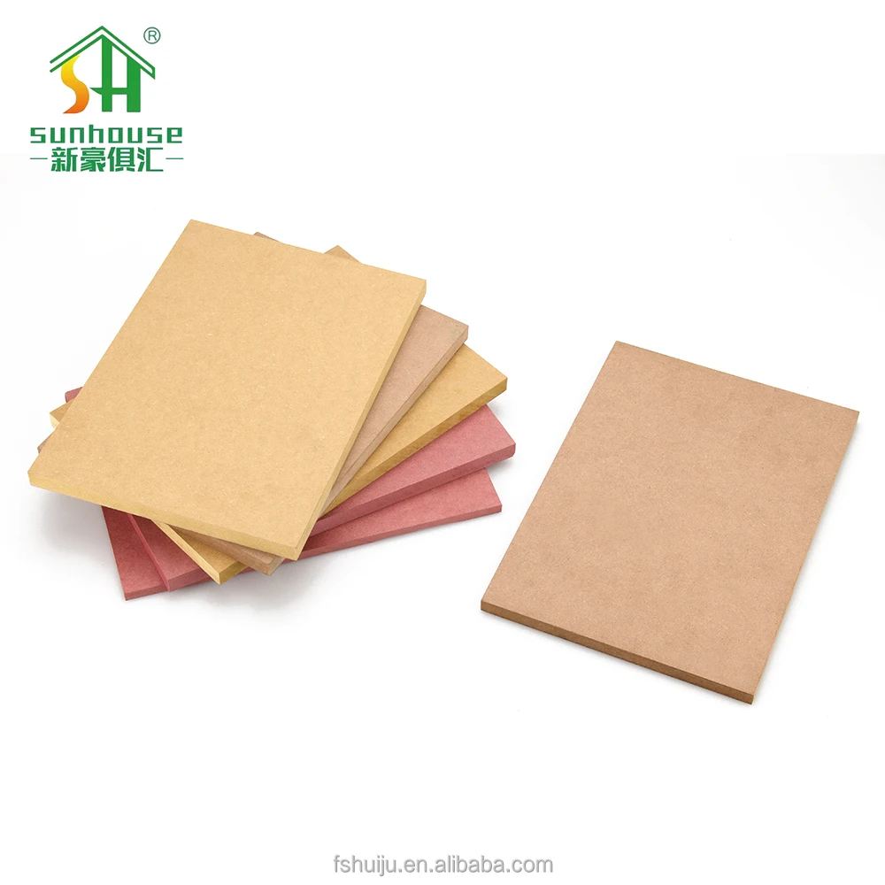 Wholesale 3/8 Inch 1/2 Inch Fire Resistant Mdf Board Termite Resistant Laminated Mdf Board For Furniture