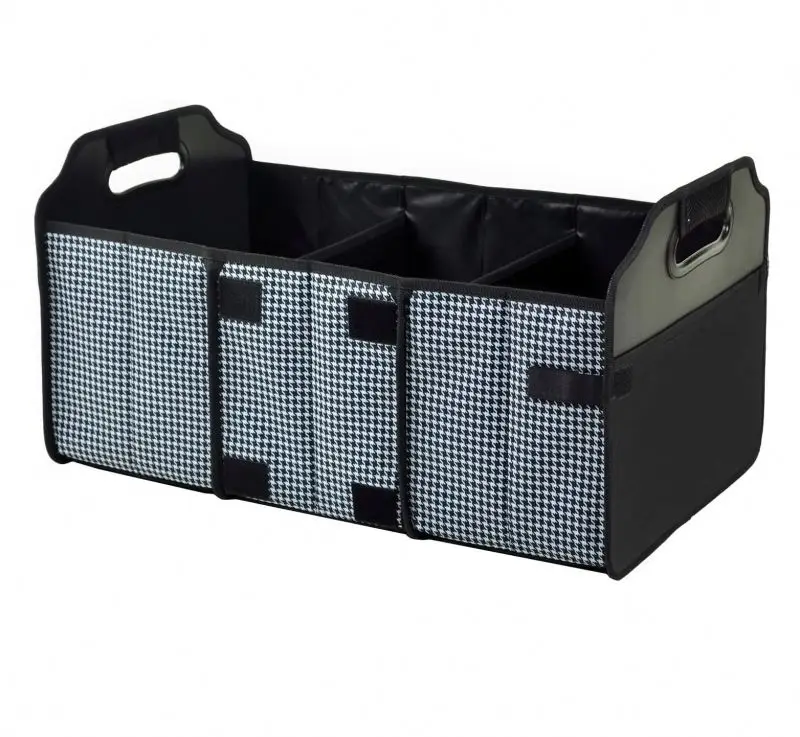 Portable Folding Vehicle Trunk Organizer Durable Oxford Car Boot Accessories Bag Picnics Nylon Polyester Silk Foldable Storage