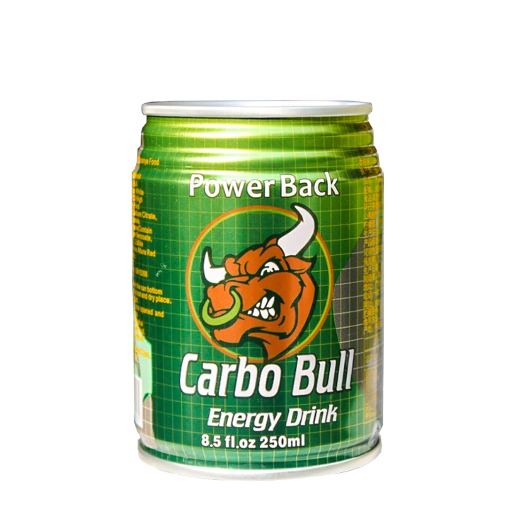 Wholesale Carbo Bull 250ml Tin Can Power Supply Sport Energy Drink