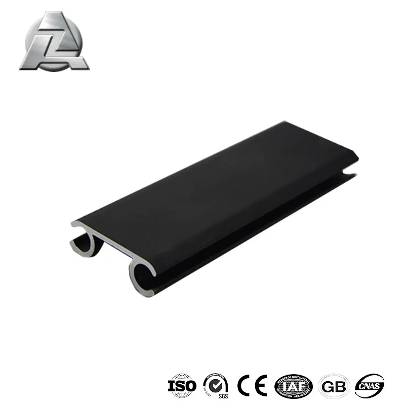 6000 series aluminum alloy ZJD-KD104 double awning keder rails extrusion profile