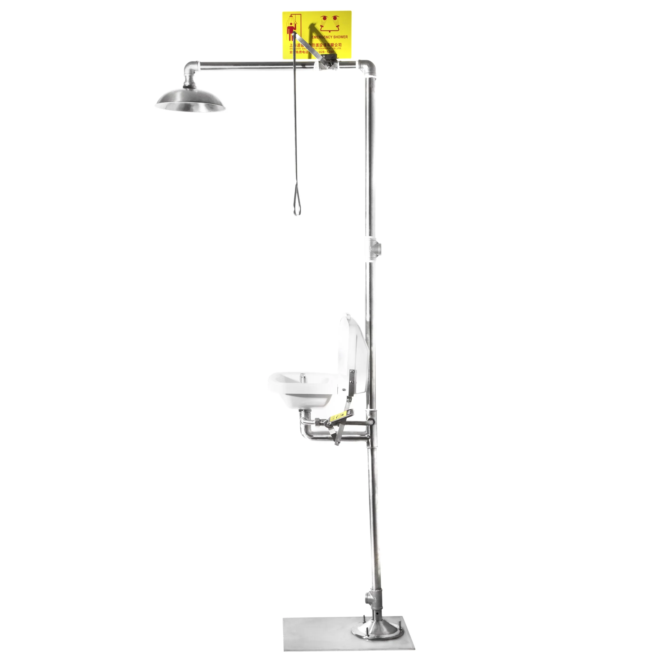 Safety Shower and Eye Wash Station ANSI CE Certified