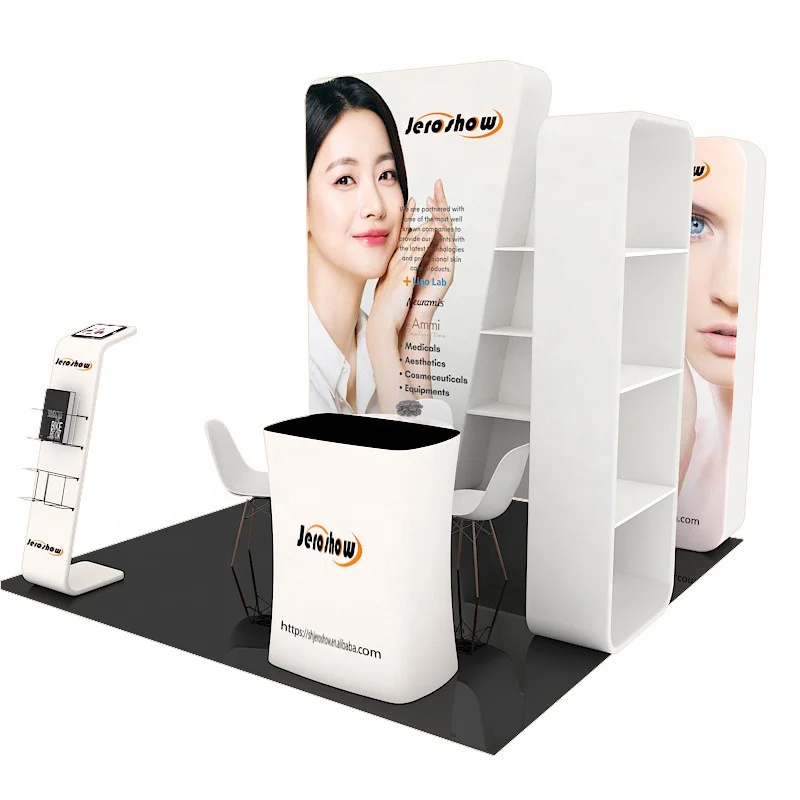 Hot Sales Custom Portable Modular Trade Show Display Booth Stand Mobile Event Exhibition Booth for tradeshow