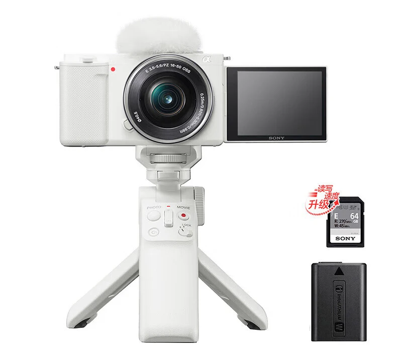 Цифровые камеры JPSony беззеркальные альфа-ZV-E10 APS-C Сменные объективы F4 Vlog комплект черный ILCZV-E10L/B