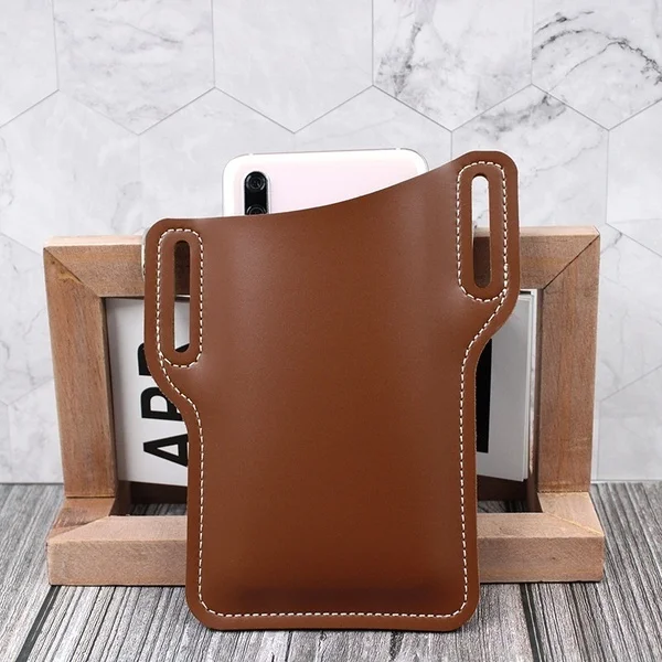 Cellphone Bum Bags Belt Loop Holster Case Outdoor PU Leather Purse Phone Wallet Belt Clip Sheath Belt Bag Waist Bag