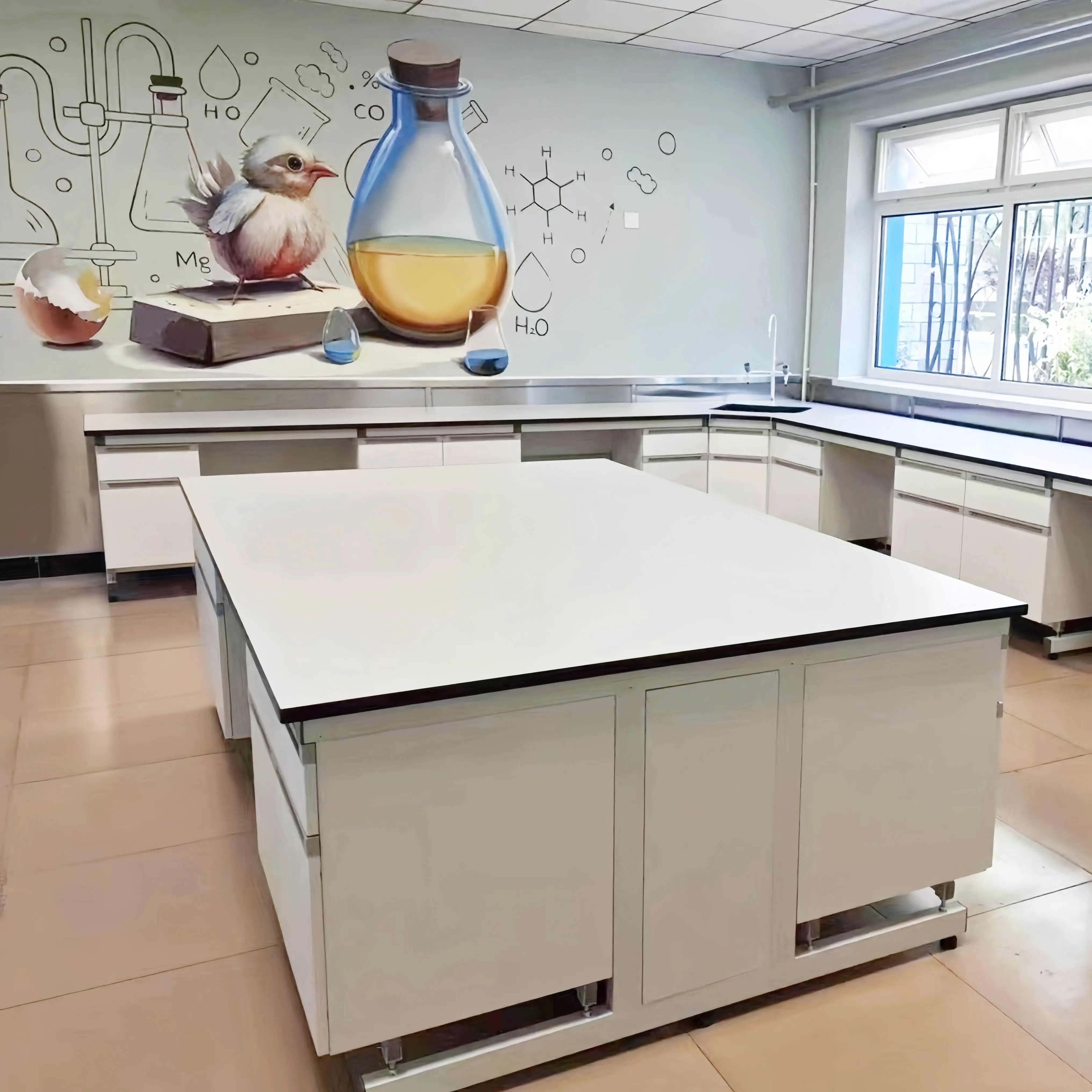 Mobiliario De Laboratorio Arredamento Da Laboratorio Laboratorio Di Chimica Scheikundig Laboratorium
