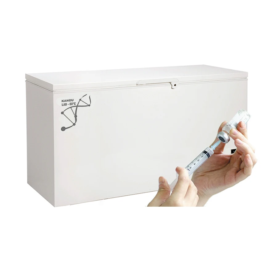Non-Freon commercial deep fridge ultra-low degree medical-80 freezer vaccine storage