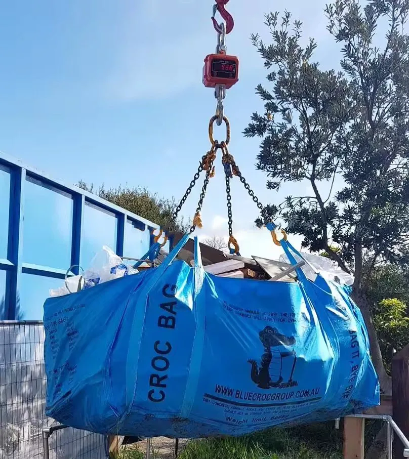 Eco Friendly Garbage Dumpster 3300L Bag Skip Bag for Construction Rubbish custom skip super sack