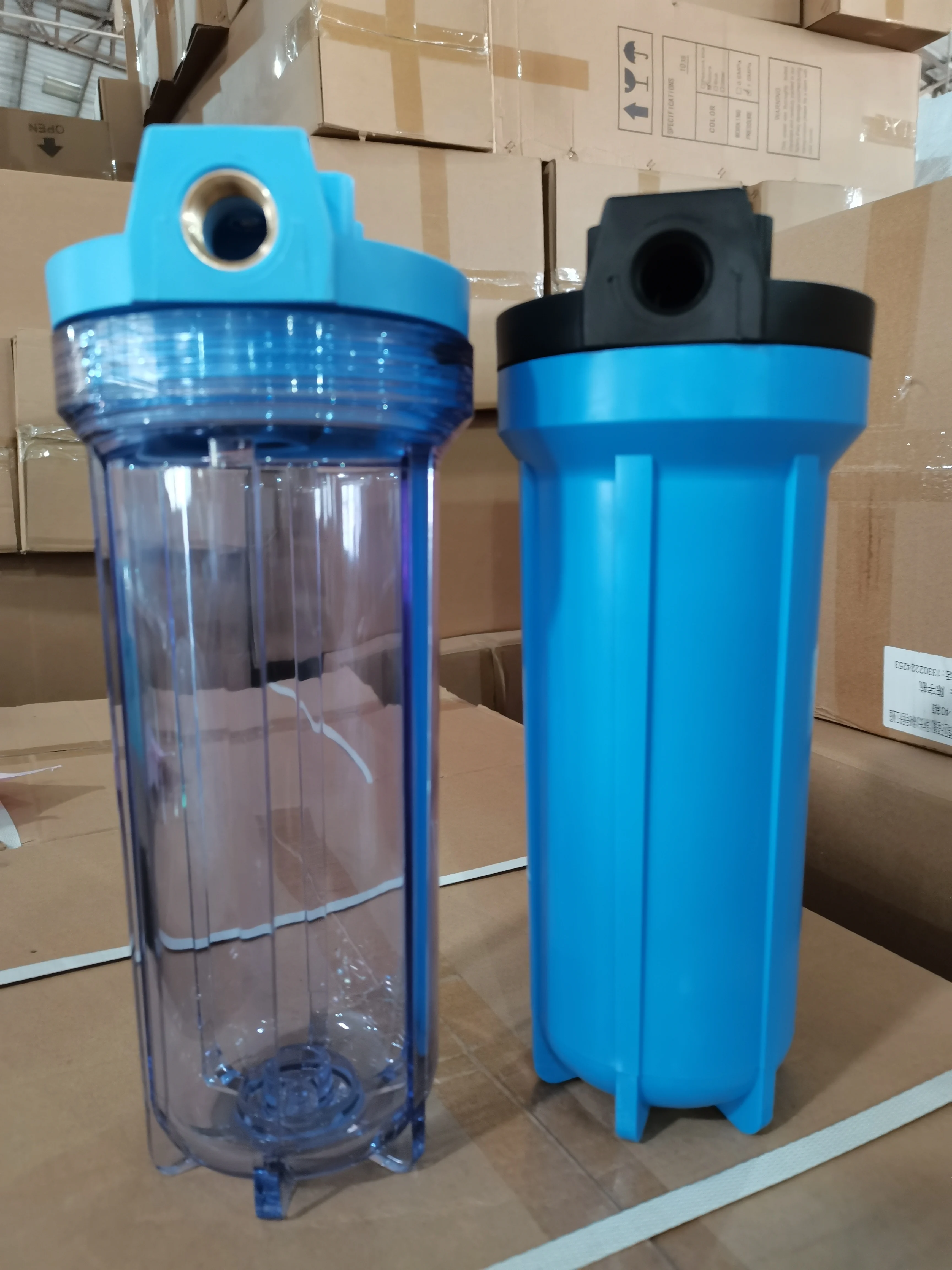 20 Inch Jumbo Big Blue Water Plastic Filter Housing with Wrench and