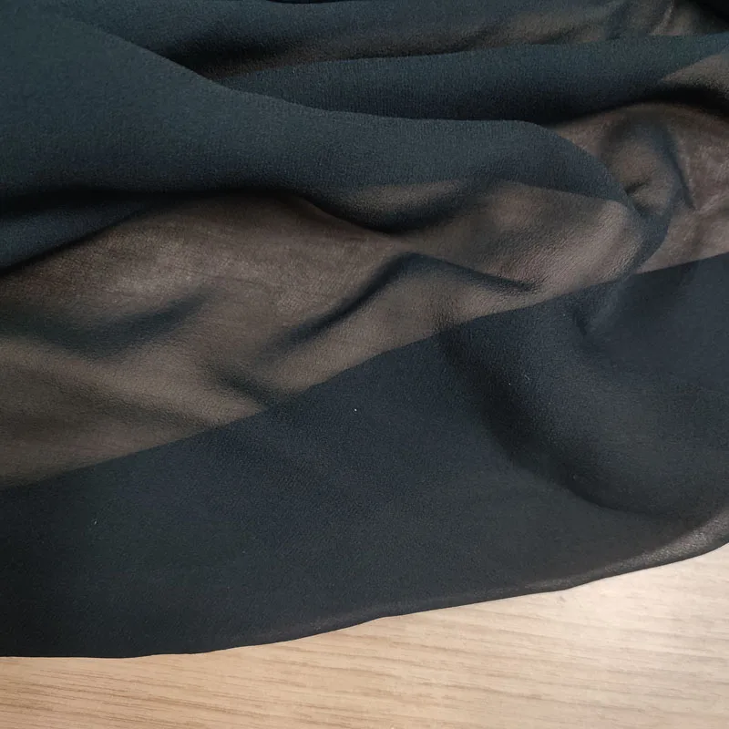 China pure silk crepe chiffon fabric silk georgette gauze fabric
